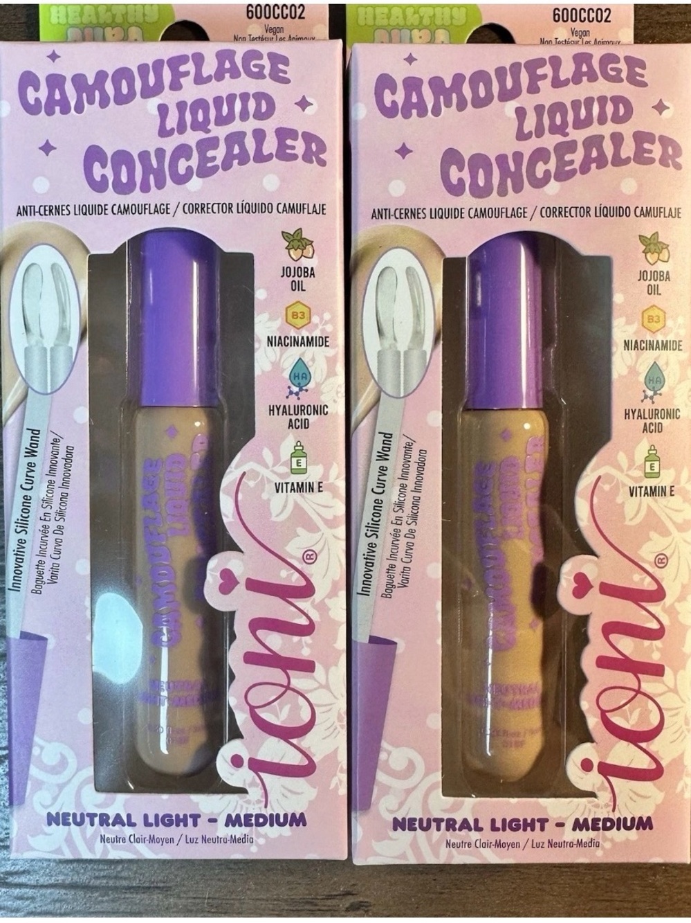 IONI Healthy Aura Camouflage Liquid Concealer ~ Neutral Light-Medium ~ BNIB